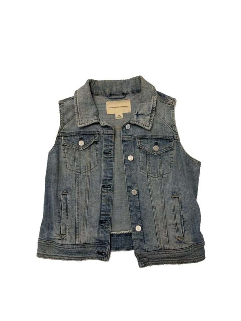 Pilcro and the Letterpress Denim Vest Size X/M